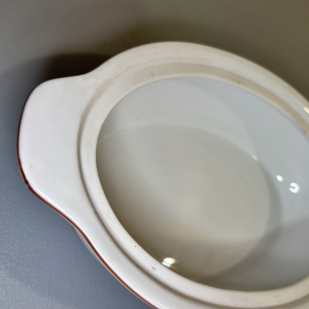 Mini MicroWave Safe Ovenware Casserole Dish w/Lid 1977 Himark Japan Mid Century - Picture 7 of 16